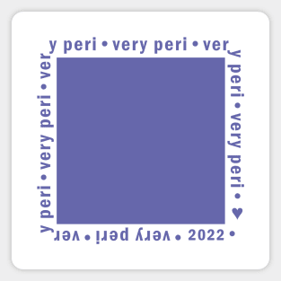Very Peri Color of the Year 2022 Swatch Periwinkle Blue Magnet